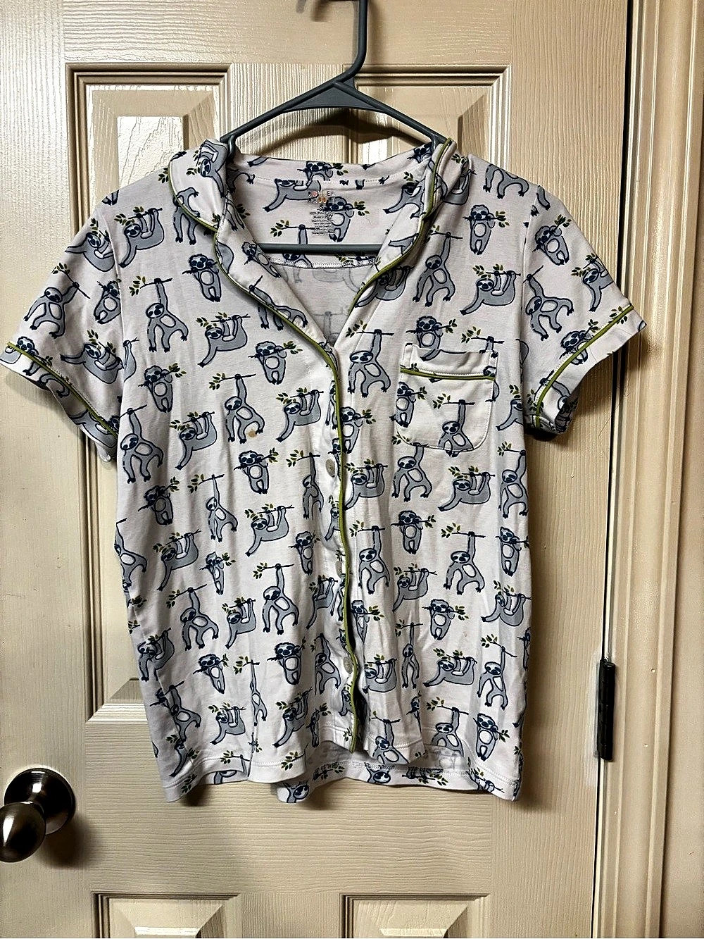 Roller Rabbit Sleepy Sloth Polo Pajama Short Set Pajama Set